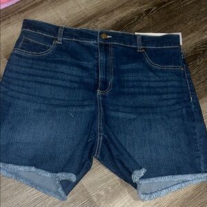 Dark Blue denim Shorts